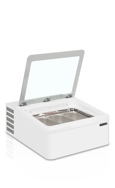 Isdisk bordmodel - Tefcold ICE3 - Til 3 x napolikantiner 5 liter eller ispinde