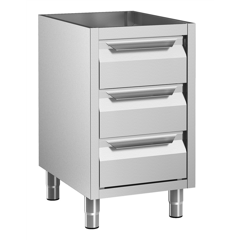 Zanussi underskab uden topplade – 3 skuffer – 500mm