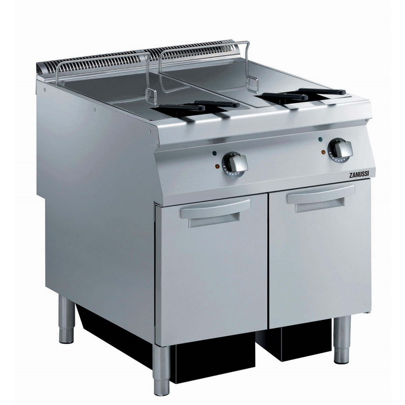 El gulvfriture - 2x23 liter - 36 kW - Zanussi EVO900 - 400 mm