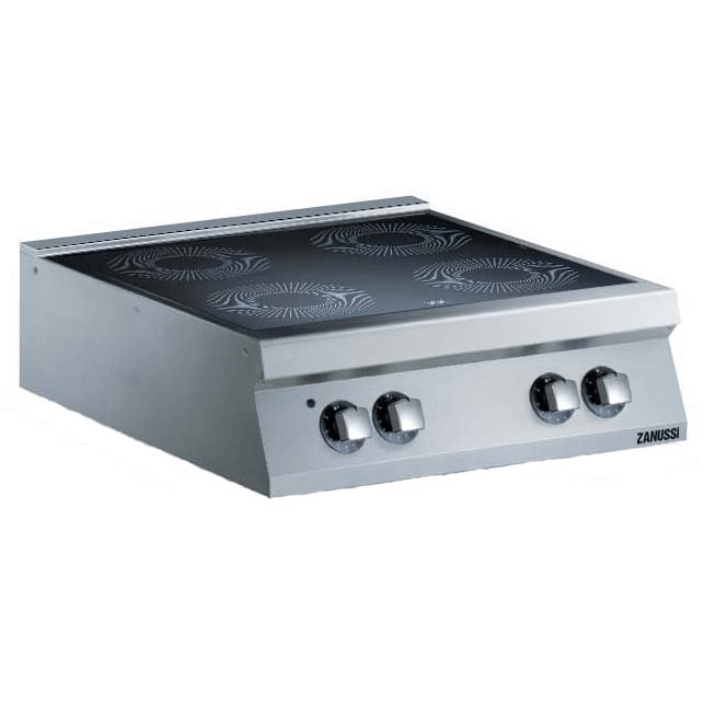 Zanussi EVO900 - Glaskeramisk kogebord - 4 zoner - Ø30 cm - 13,6 kW - 80 cm